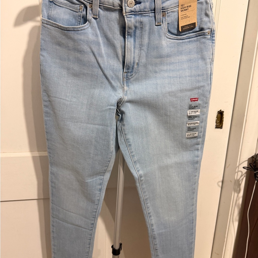 Levi's Light Blue Skinny Jeans for Women